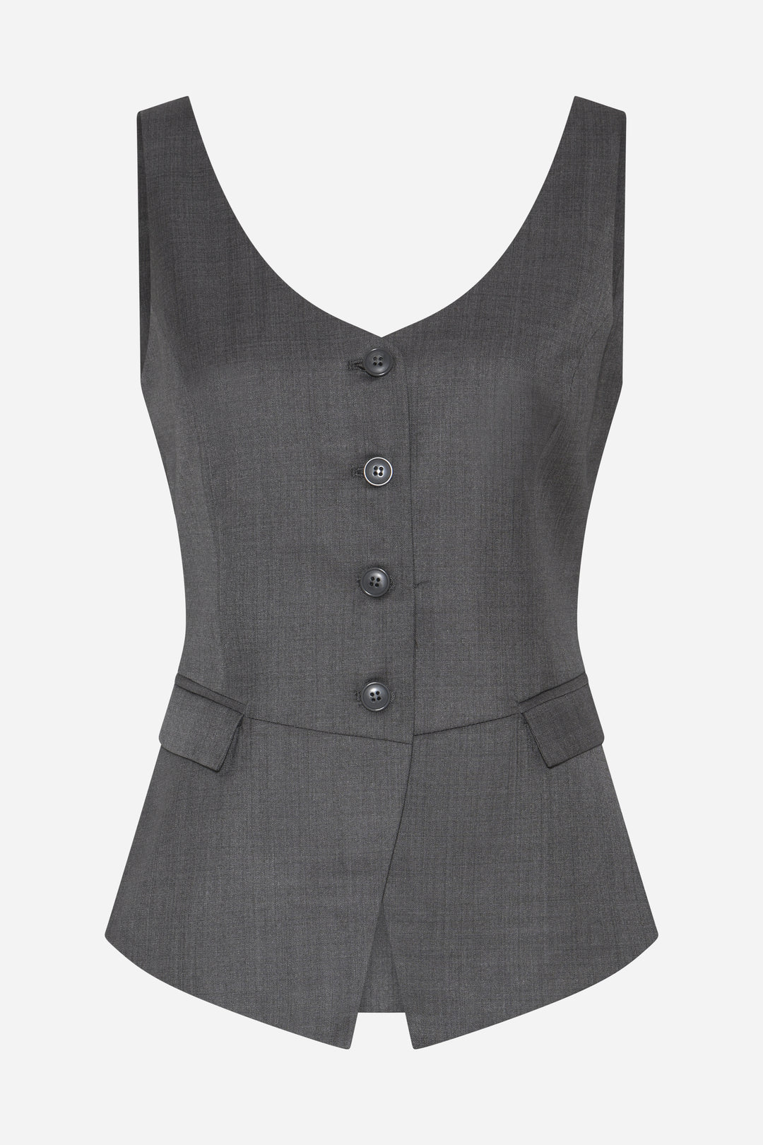 Bruuns Bazaar Women WaterlilyBBBeatus vest Vest Grey Melange
