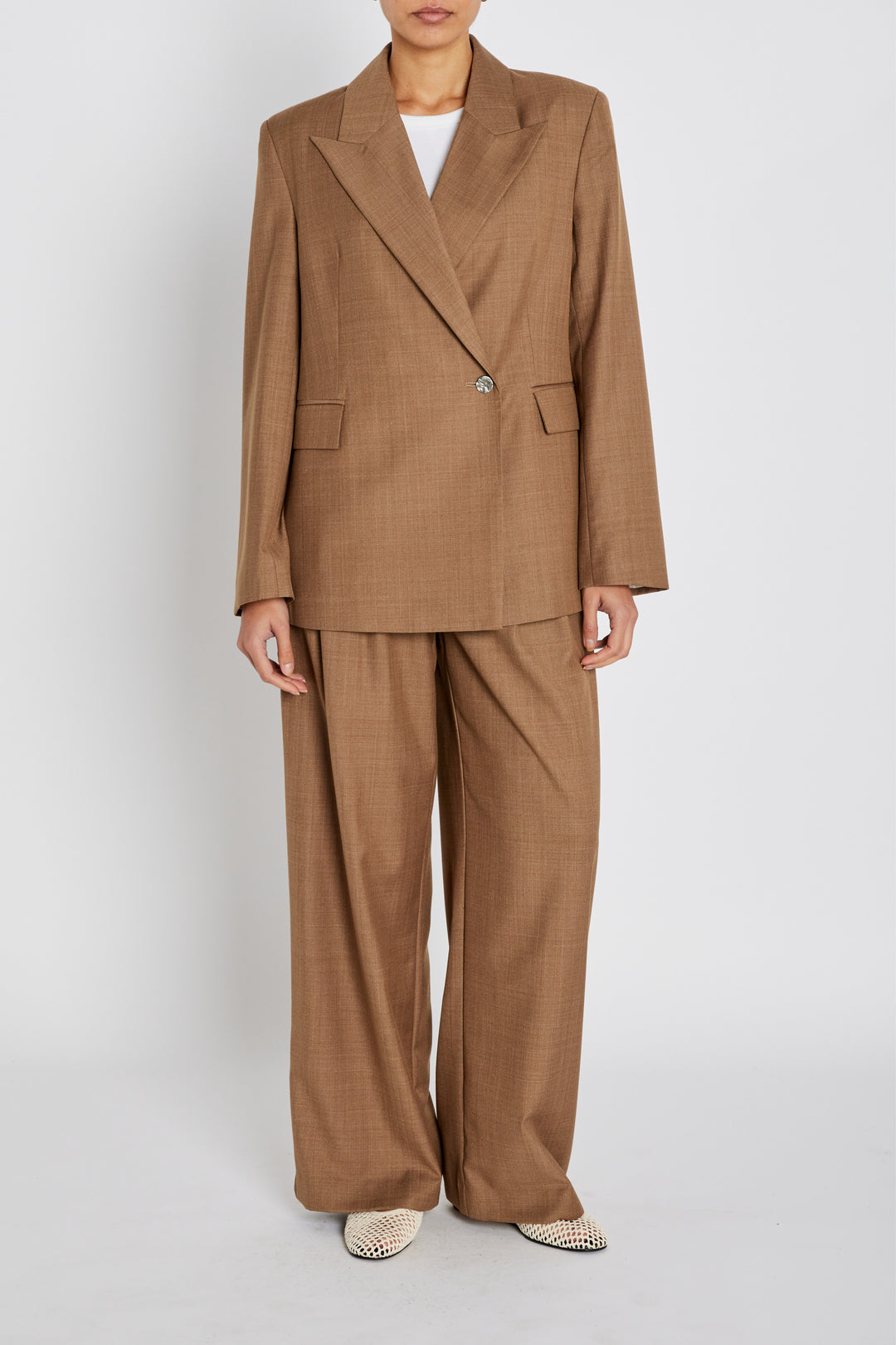 Bruuns Bazaar Women WaterlilyBBVala bukser Bukser Brown Melange