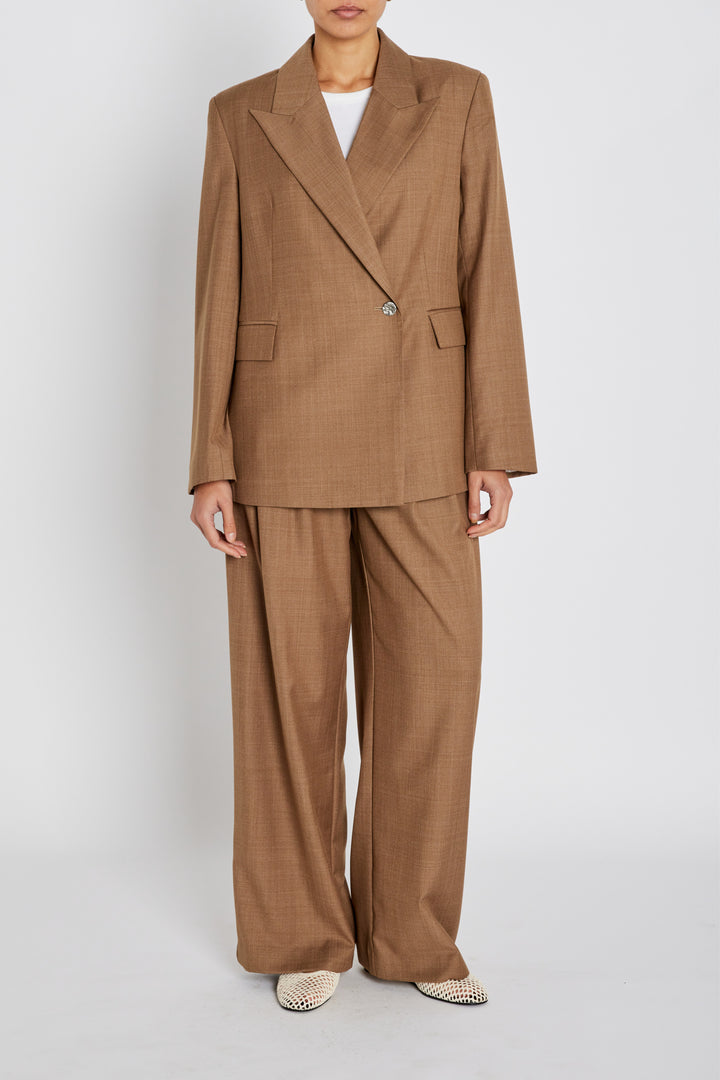 Bruuns Bazaar Women WaterlilyBBVala bukser Bukser Brown Melange