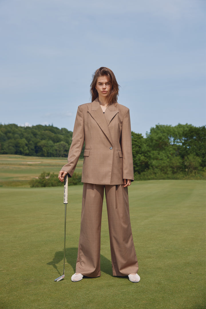 Bruuns Bazaar Women WaterlilyBBVala bukser Bukser Brown Melange