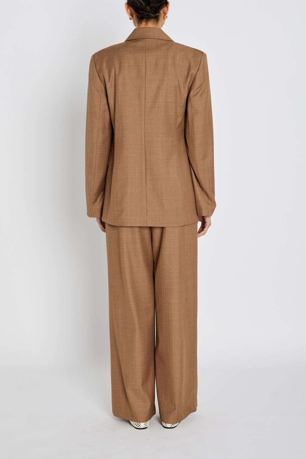 Bruuns Bazaar Women WaterlilyBBWilli blazer Blazere Brown Melange