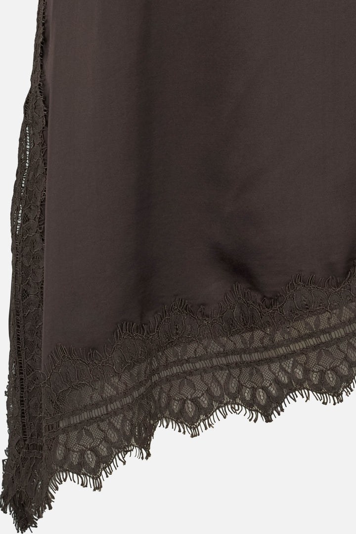 Bruuns Bazaar Women WeckiaBBCamila top Bluser Dark Brown