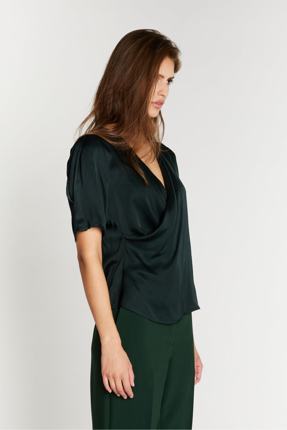 Bruuns Bazaar Women WeckiaBBNeemas bluse Bluser Dark green