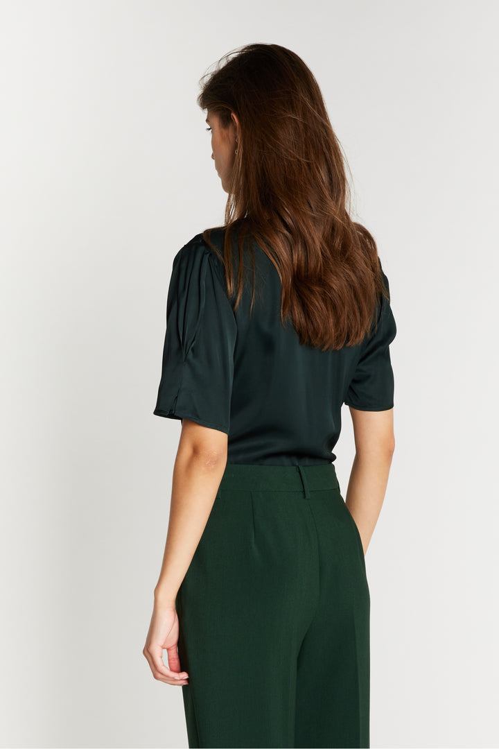 Bruuns Bazaar Women WeckiaBBNeemas bluse Bluser Dark green