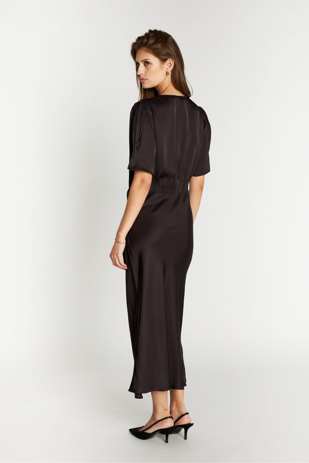 Bruuns Bazaar Women WeckiaBBNeemasa kjole Kjoler Dark Brown