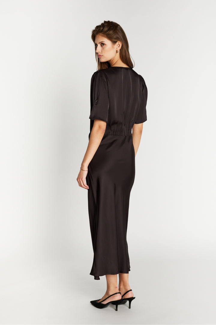 Bruuns Bazaar Women WeckiaBBNeemasa kjole Kjoler Dark Brown
