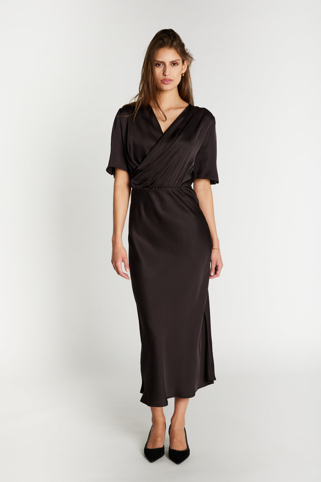 Bruuns Bazaar Women WeckiaBBNeemasa kjole Kjoler Dark Brown