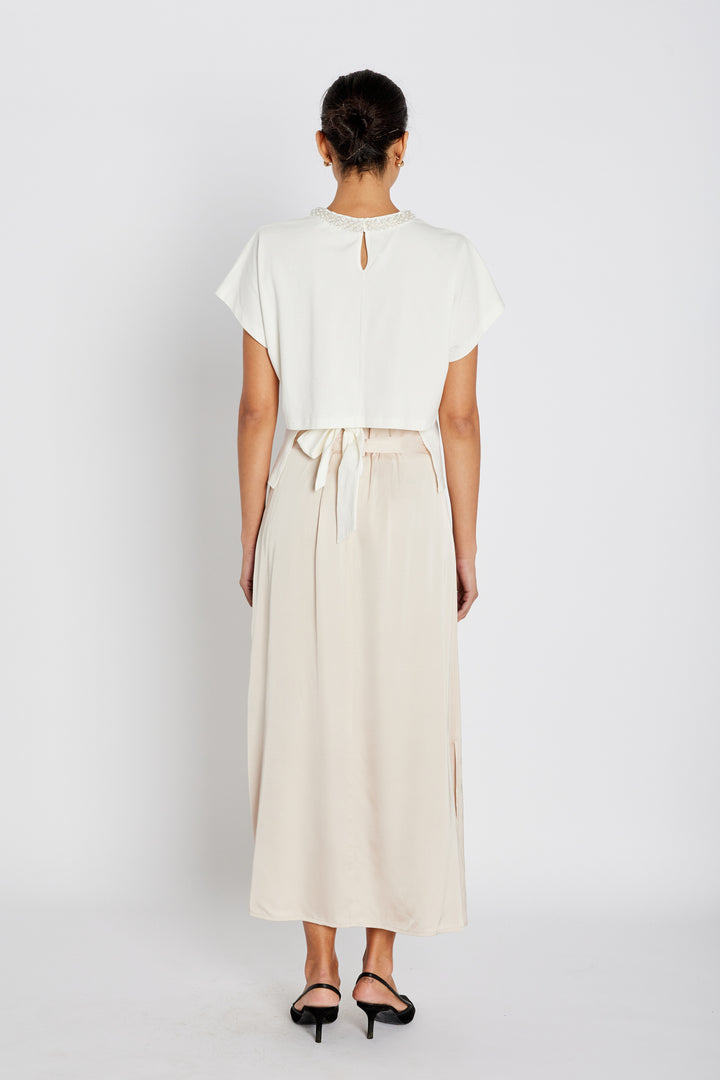 Bruuns Bazaar Women WeckiaBBSurina nederdel Nederdele Beige