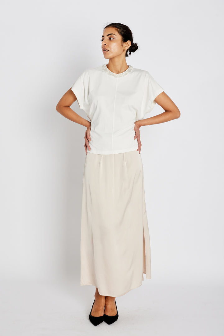 Bruuns Bazaar Women WeckiaBBSurina nederdel Nederdele Beige