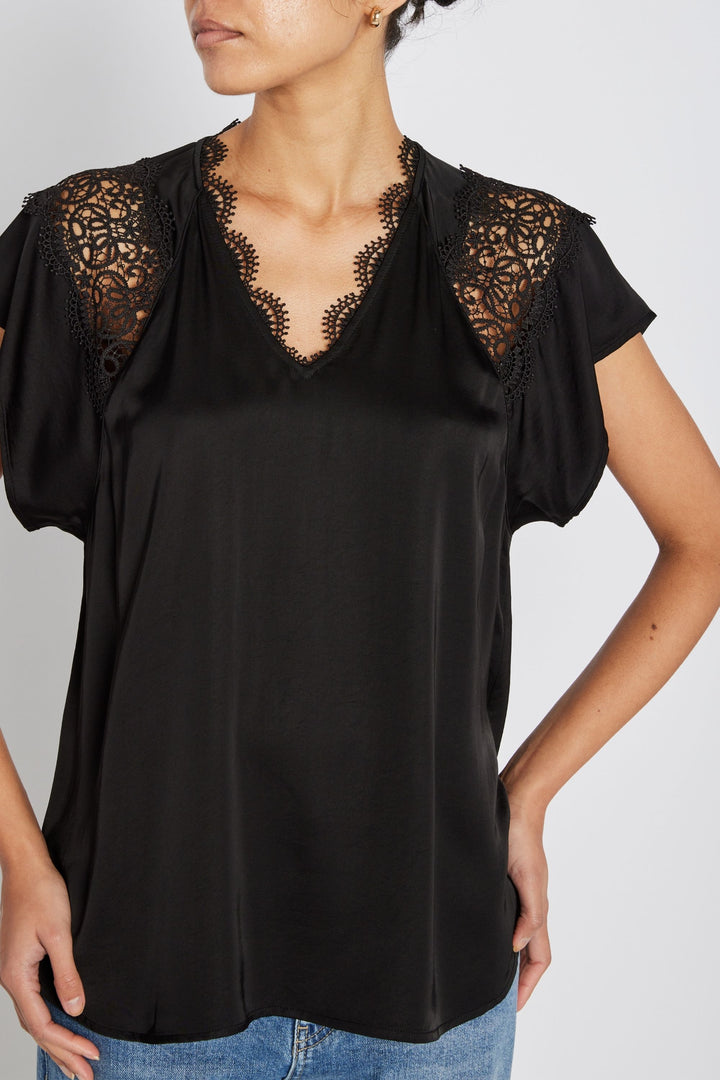 Bruuns Bazaar Women WeckiaBBSynje bluse Bluser Black