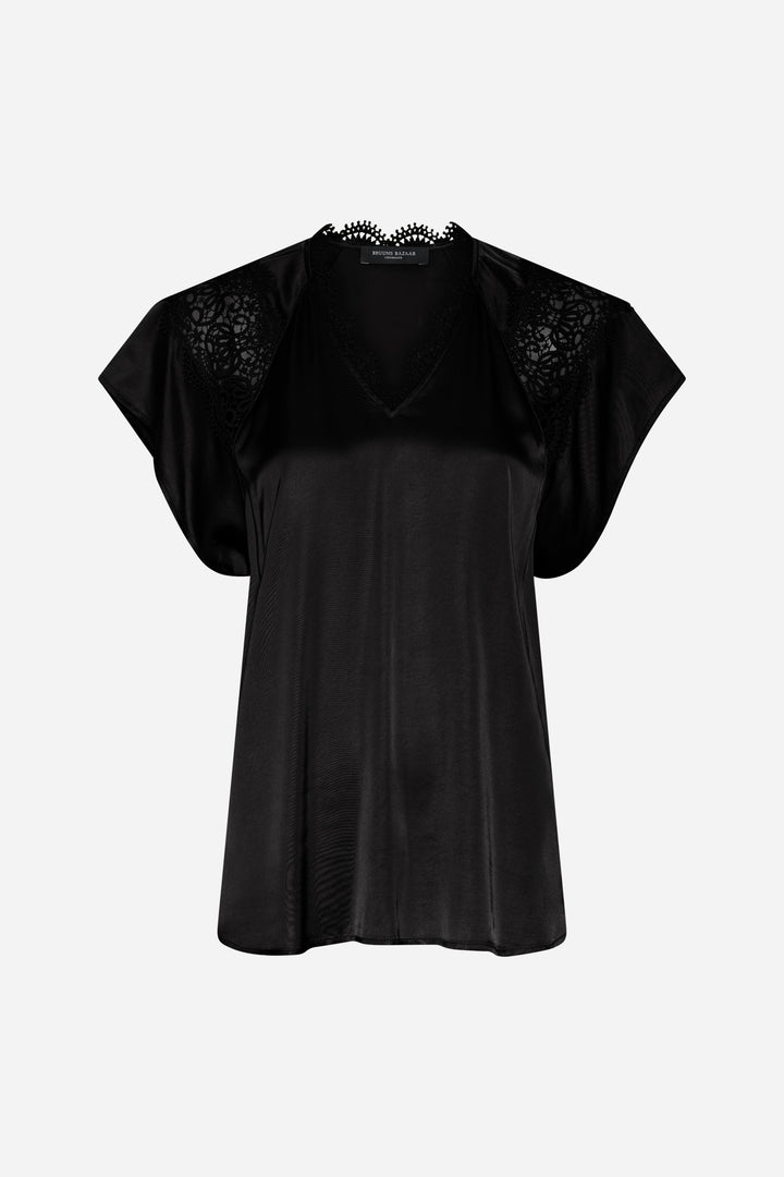 Bruuns Bazaar Women WeckiaBBSynje bluse Bluser Black