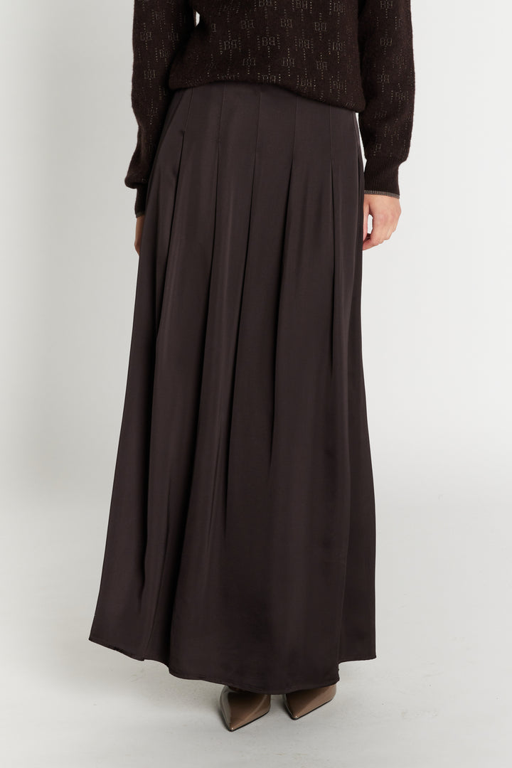 Bruuns Bazaar Women WeckiaBBTyras nederdel Nederdele Dark Brown