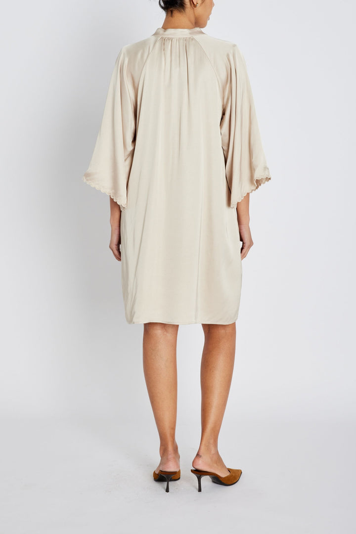 Bruuns Bazaar Women WeckiaBBWendisa kjole Kjoler Beige