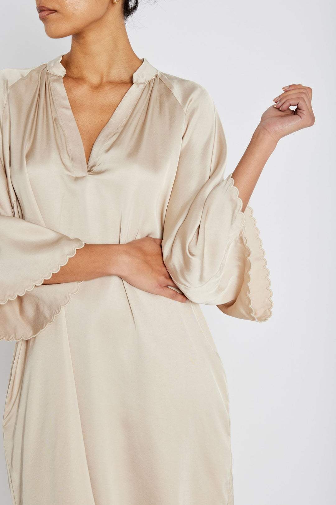 Bruuns Bazaar Women WeckiaBBWendisa kjole Kjoler Beige