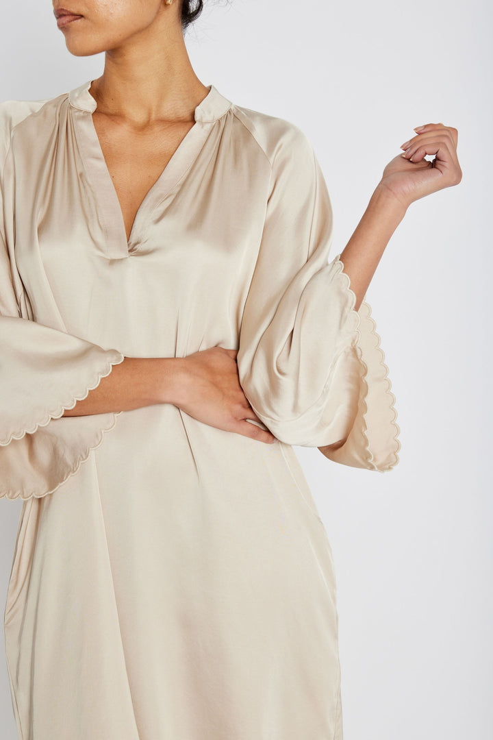 Bruuns Bazaar Women WeckiaBBWendisa kjole Kjoler Beige