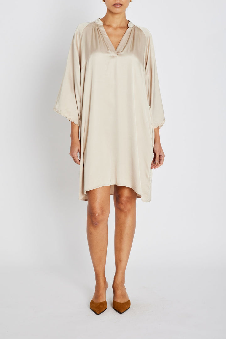 Bruuns Bazaar Women WeckiaBBWendisa kjole Kjoler Beige