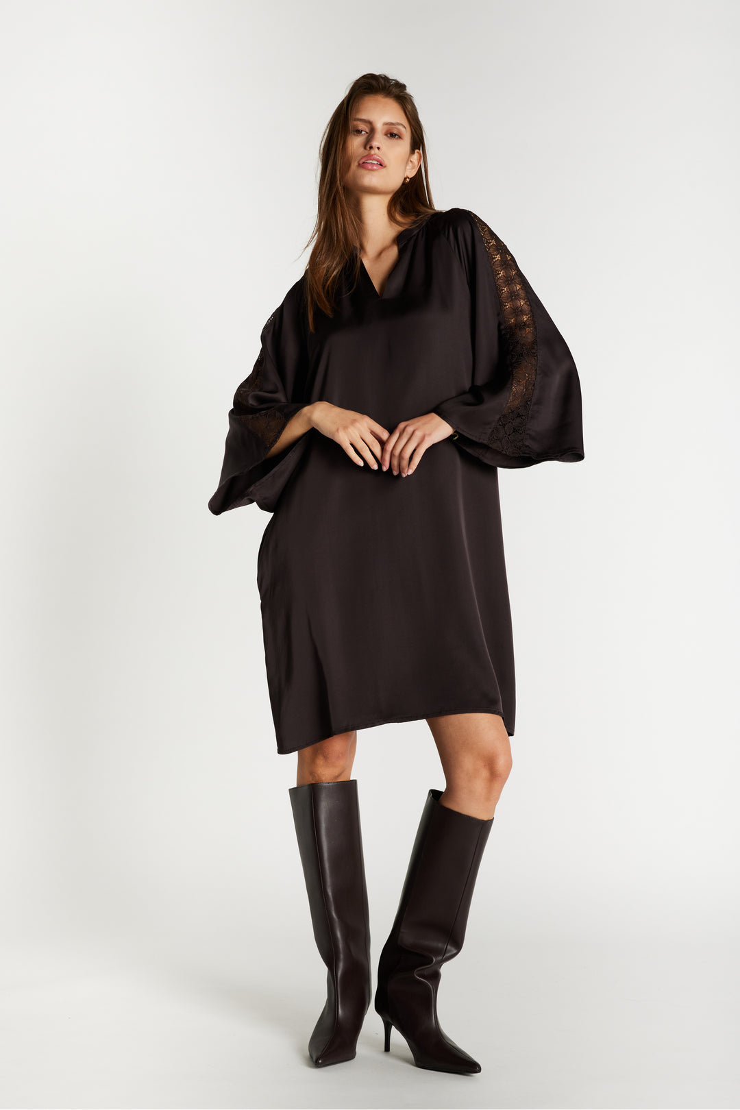 Bruuns Bazaar Women WeckiaBBWichi kjole Kjoler Dark Brown