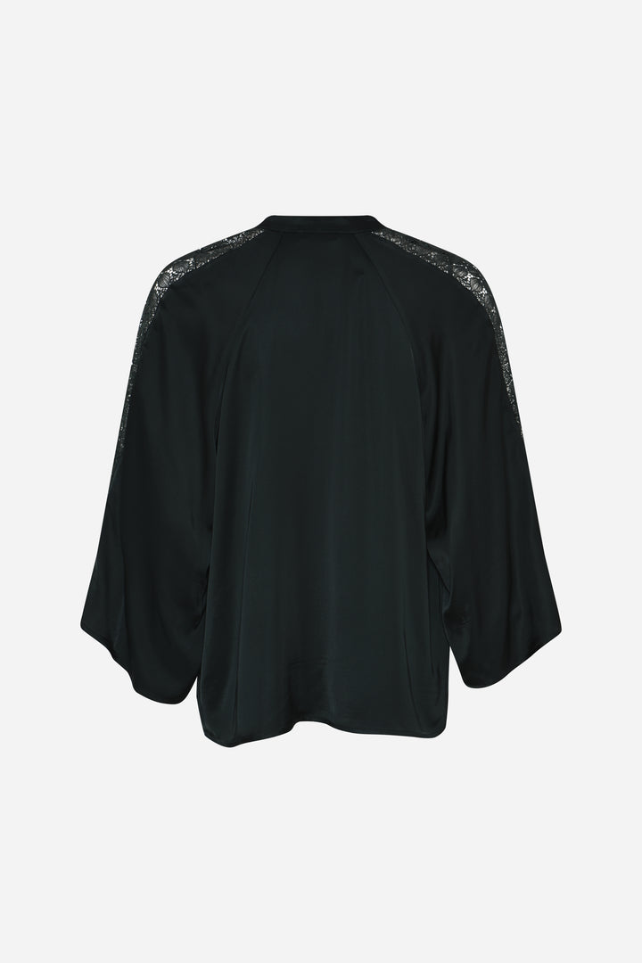 Bruuns Bazaar Women WeckiaBBWicki bluse Bluser Dark green
