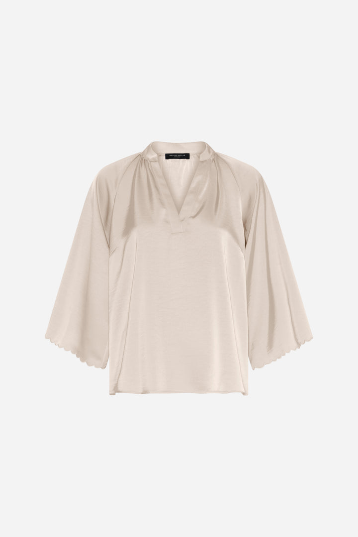 Bruuns Bazaar Women WeckiaBBWinny bluse Bluser Beige