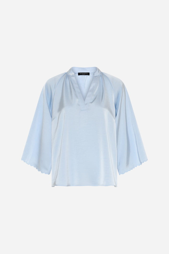 Bruuns Bazaar Women WeckiaBBWinny bluse Bluser Light blue