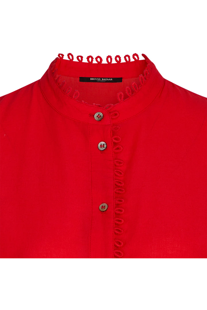 Bruuns Bazaar Women WeigelaBBKarelia skjorte Skjorter Flame