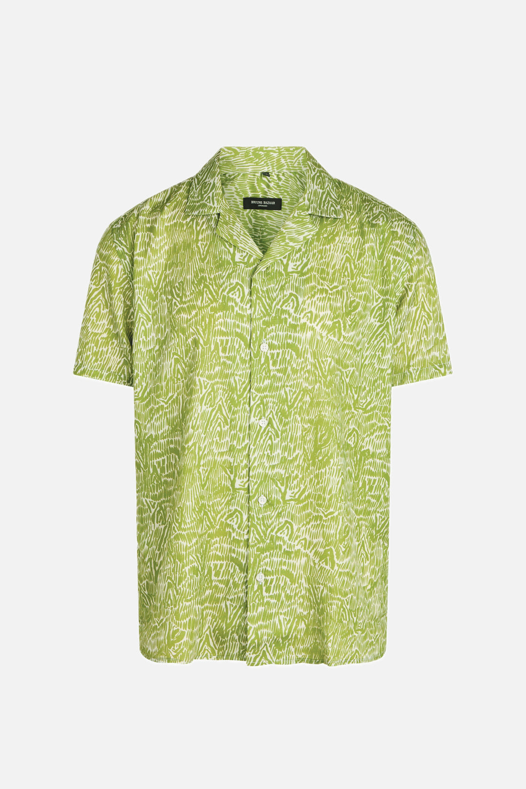 Bruuns Bazaar Men WonBBHomer AOP shirt Skjorter Structured green