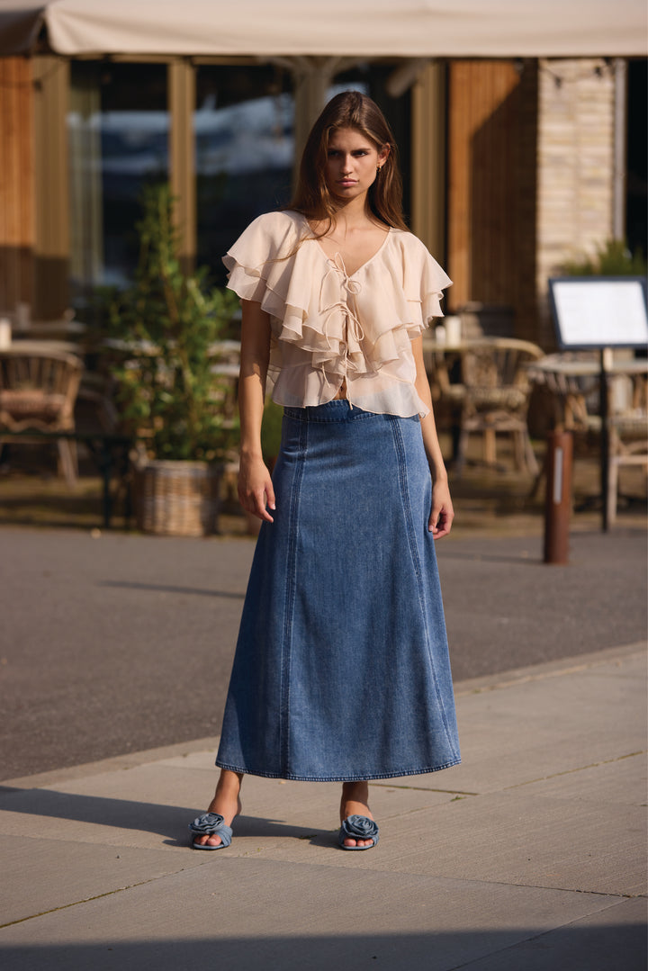 Bruuns Bazaar Women YuccaBBDamla top Bluser .Sandshell