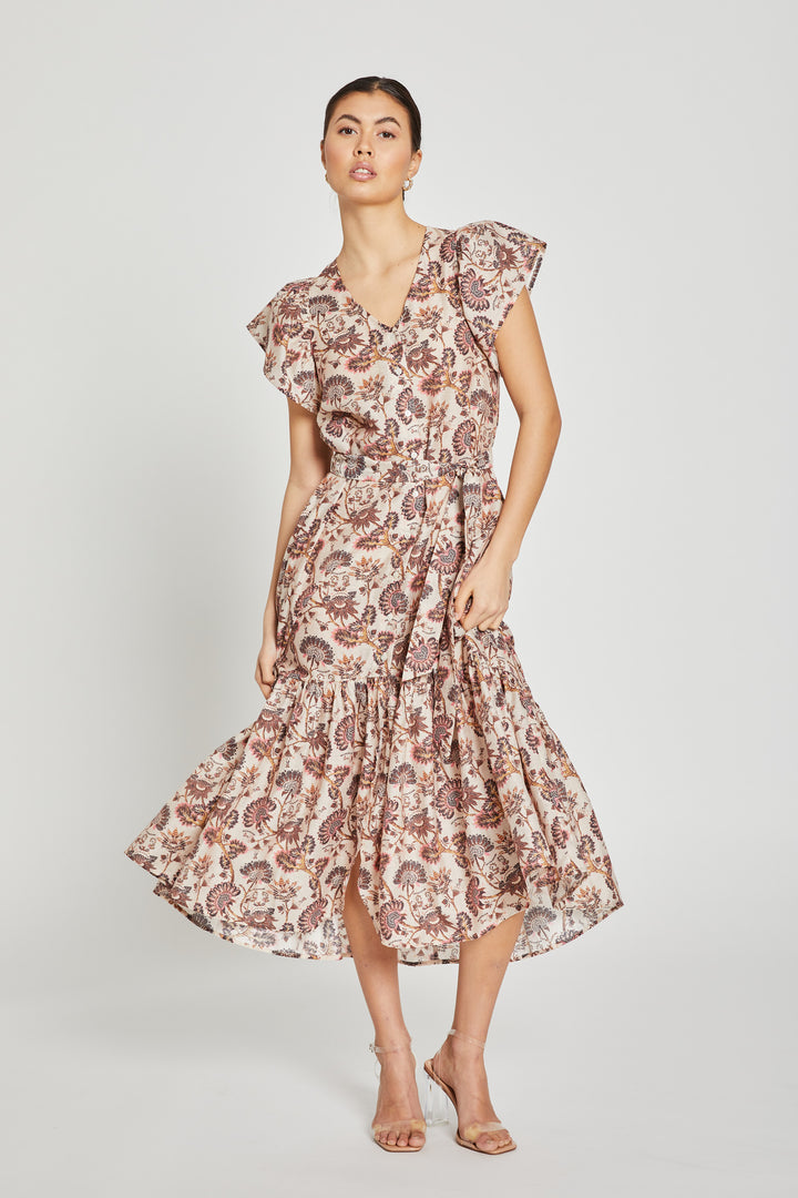Bruuns Bazaar Women ZeodaryBBMaysie kjole Kjoler Vintage Flower print