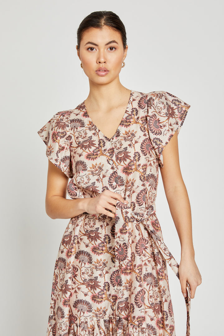 Bruuns Bazaar Women ZeodaryBBMaysie kjole Kjoler Vintage Flower print