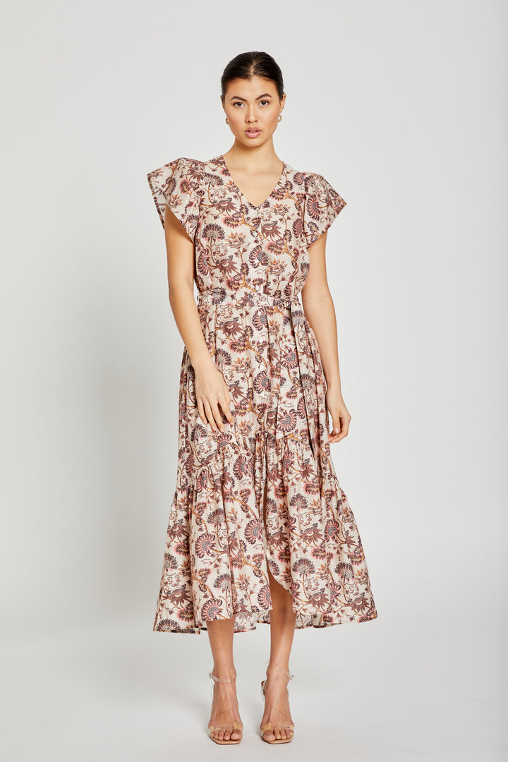 Bruuns Bazaar Women ZeodaryBBMaysie kjole Kjoler Vintage Flower print